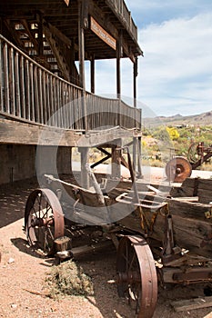 Old Wild West Town Buildings