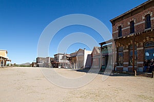 Old Wild West Town Movie Set in Arizona