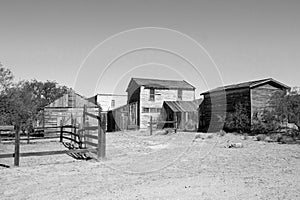 Old Wild West Town Movie Set in Arizona