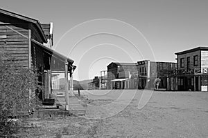 Old Wild West Town Movie Set in Arizona
