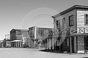 Old Wild West Town Movie Set in Arizona