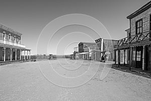 Old Wild West Town Movie Set in Arizona