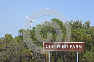 The old wind farm in Esperance Western Australia