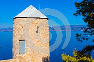 Old Wind mill at Greek Island Hydra