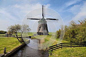 Old wind mill in Holland