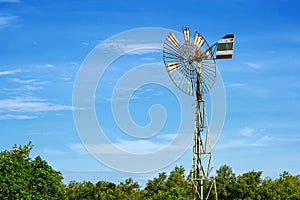 Old wind turbine.