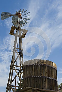 Old windmill photo