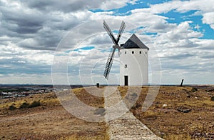 Windmill in Castilla La Mancha. Spain. photo