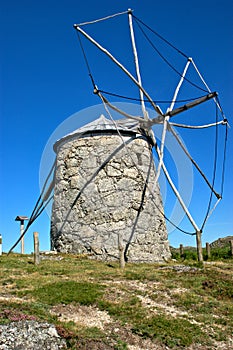 Old windmill in Fafe photo