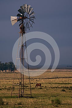 old windmill at the farm