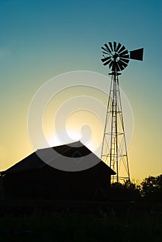 Old Windmill & Farm House