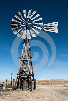 Old Windmill in the Ghost Town