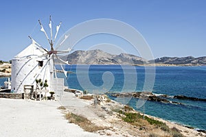 Old windmill in Koufonissi island