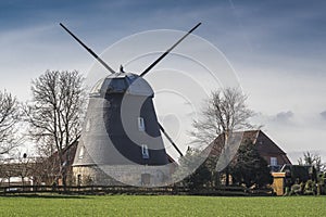 Old windmill in Lower Saxony, Germany