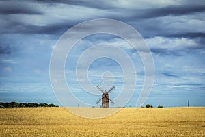 Old windmill in Poland photo