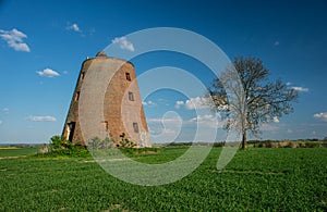 Old windmill ruins