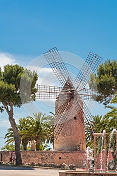 Old windmill in the Spanish style