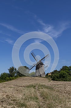 Old Windmill in Visby, Gotland, Sweden