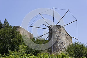 Old windmills on Crete