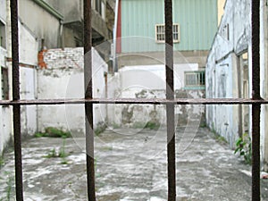 Old Window Iron Bars