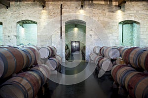 Old wine Cellar in Bordeaux, France