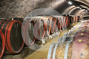 Old wine cellar in Pecs, Hungary photo