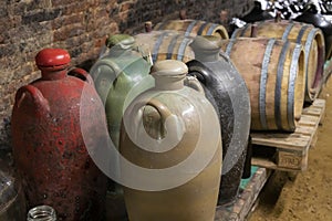Old wine cellar in Pecs, Hungary