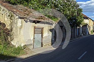 Old wine cellars in the Village of Noszvaj, Hungary