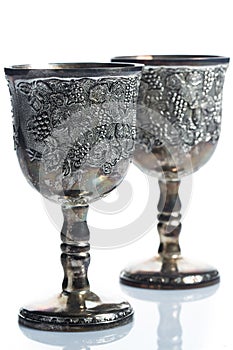 Old wine goblets