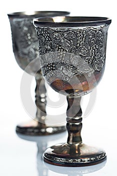 Old wine goblets