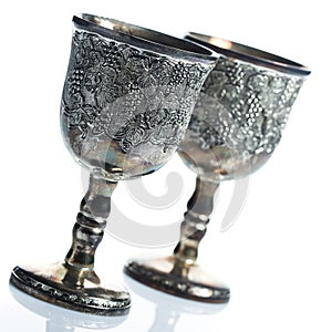 Old wine goblets