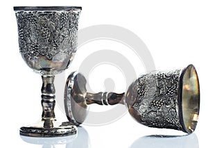 Old wine goblets