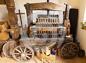 old wine press in Moor, Hungary