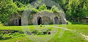 Old wine storage cellars