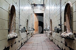 Old winery house corridor