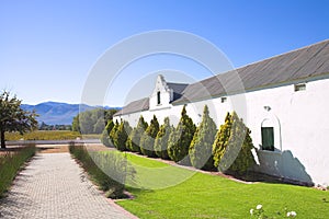 Old winery and walkway photo