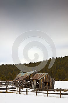 Old Winter Barn