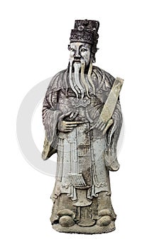 Old wise man statue