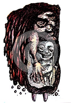 Old Witch and Minion