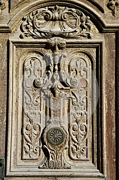 Old wodden door