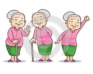 Old woman benign
