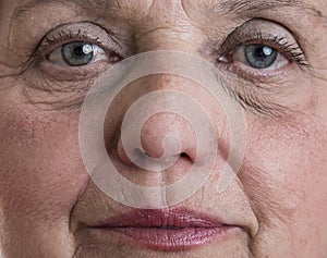 Old woman face