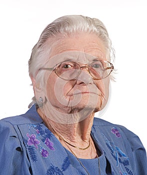 Old Woman with glasses