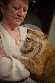 Old Woman and Her Cat