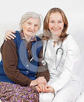 Old woman and the young doctor