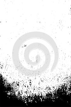 Old Wood Black and White Grunge Background