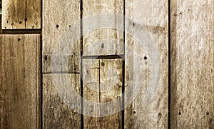 Old wood brown aged plank texture background