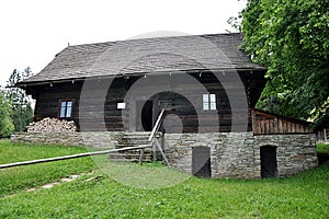 Old wood building, Roznov pod Radhostem , Czech republic, Europe