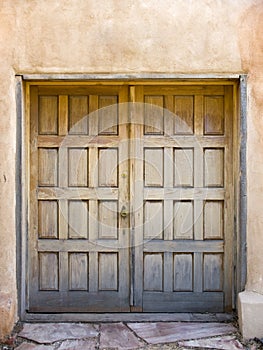 Old wood doors photo