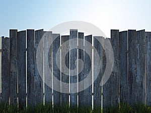 Old wood fence